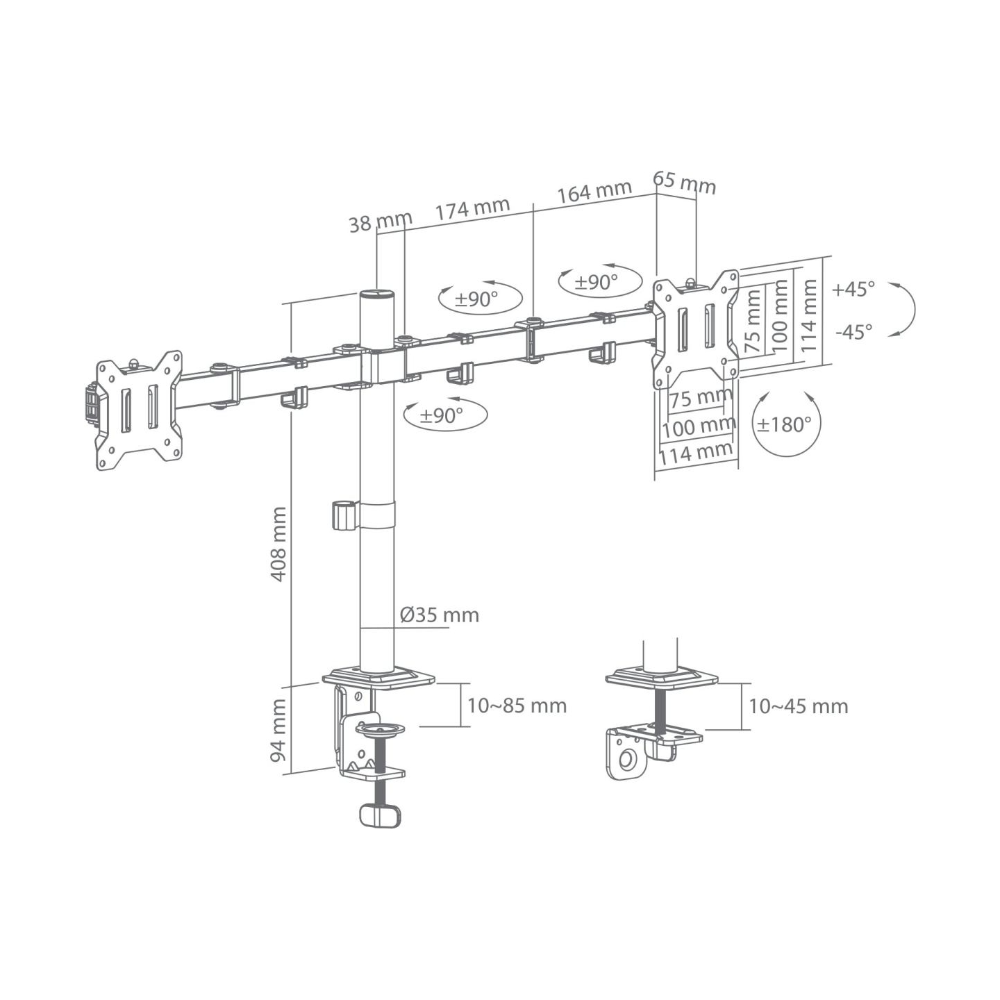 Sbox LCD-352/2-3 (17-32/2x10kg/100x100)