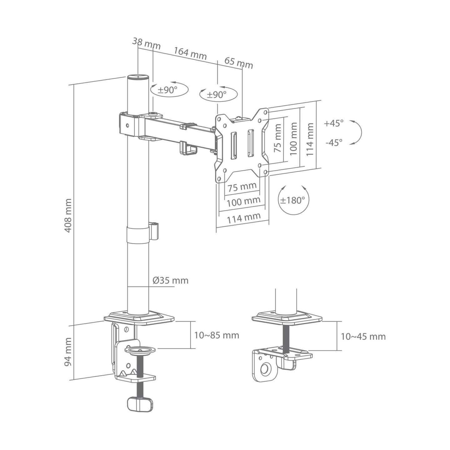 Sbox LCD-351/1-3 (17-32/10kg/100x100)
