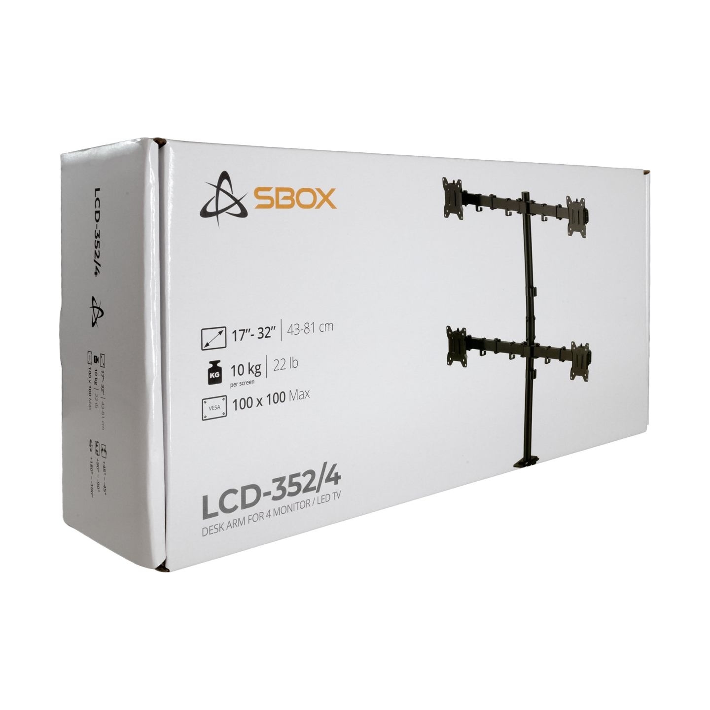 Sbox LCD-352/4-3 (17-32/4x10kg/100x100)