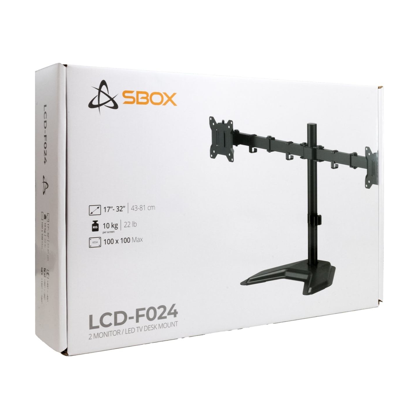 Sbox LCD-F024-3 (17-32/2x10kg/100x100)