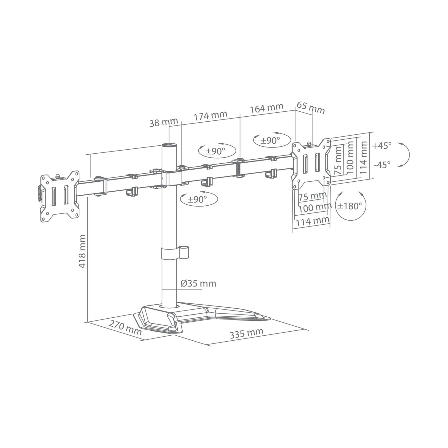 Sbox LCD-F024-3 (17-32/2x10kg/100x100)