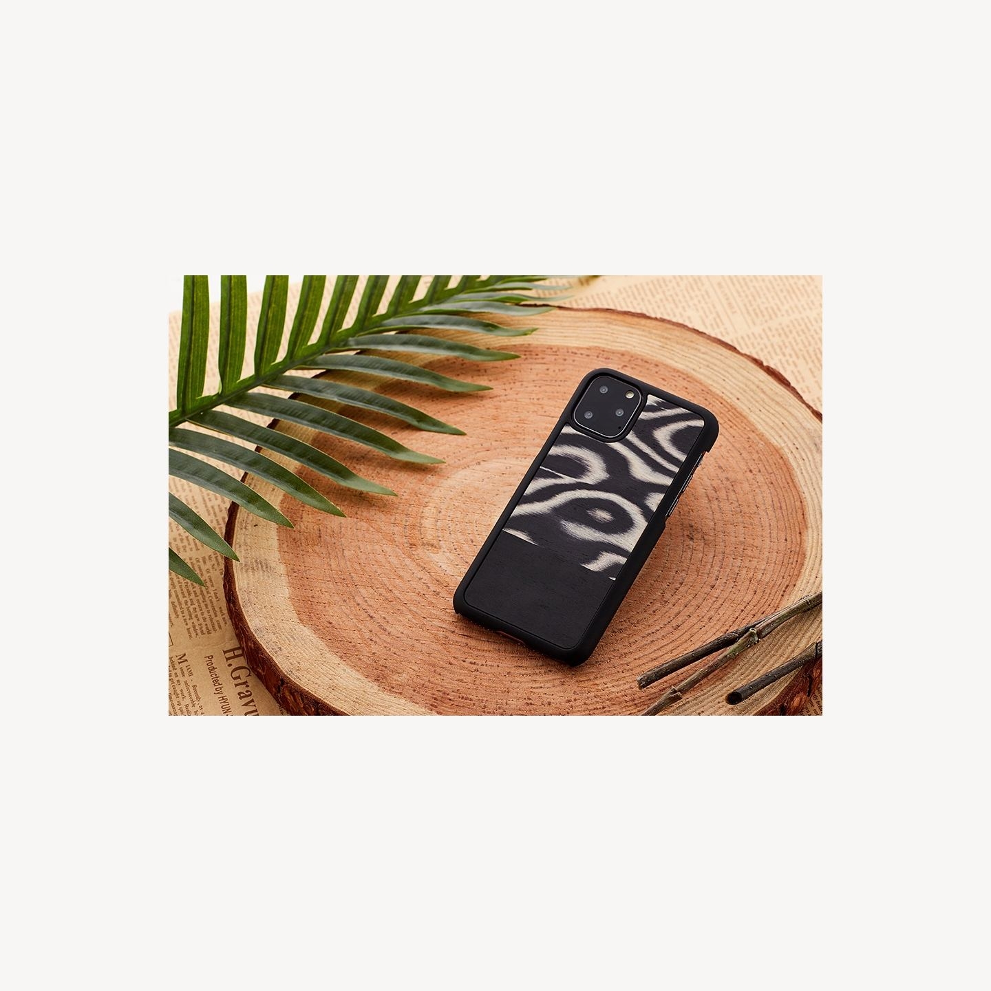 Man&Wood SmartPhone case iPhone 11 Pro Max leopard black