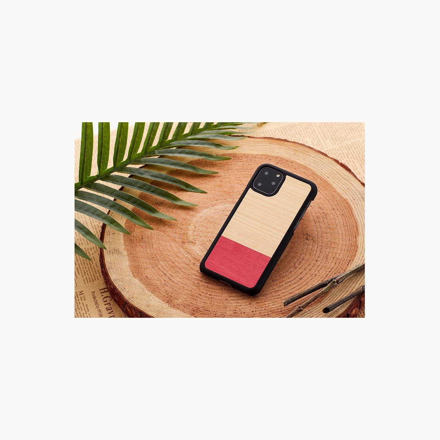 Man&Wood SmartPhone case iPhone 11 Pro Max miss match black