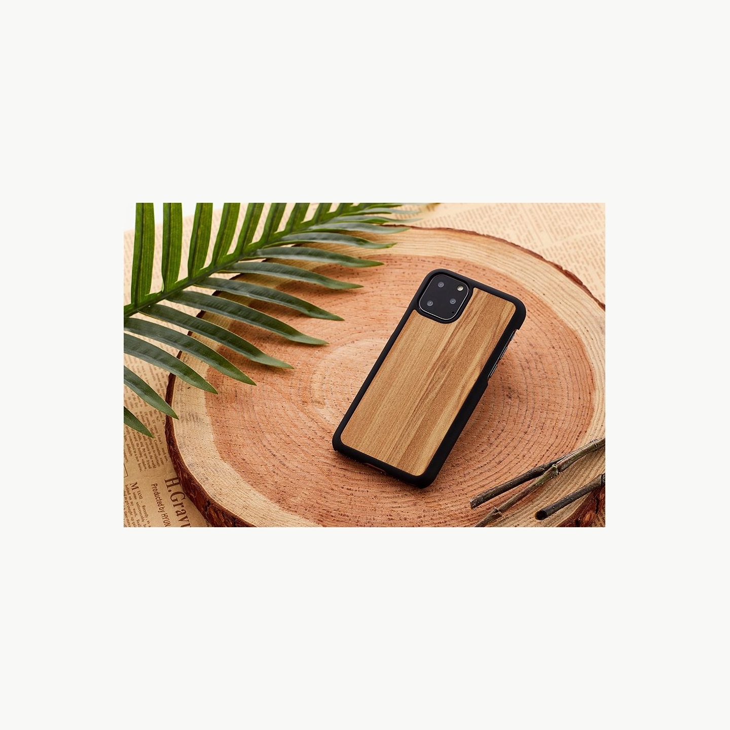 Man&Wood SmartPhone case iPhone 11 Pro Max cappuccino black