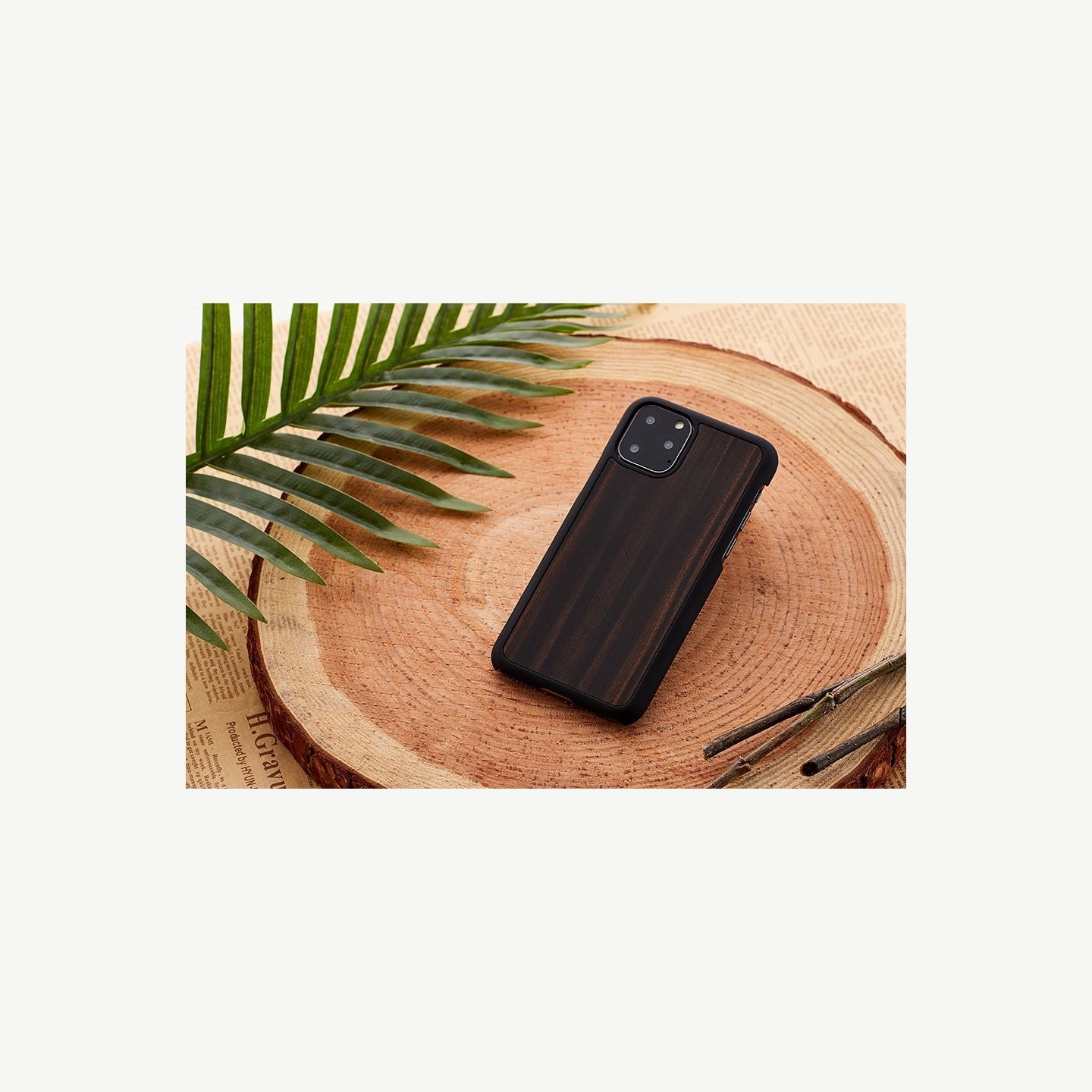 Man&Wood SmartPhone case iPhone 11 Pro Max ebony black