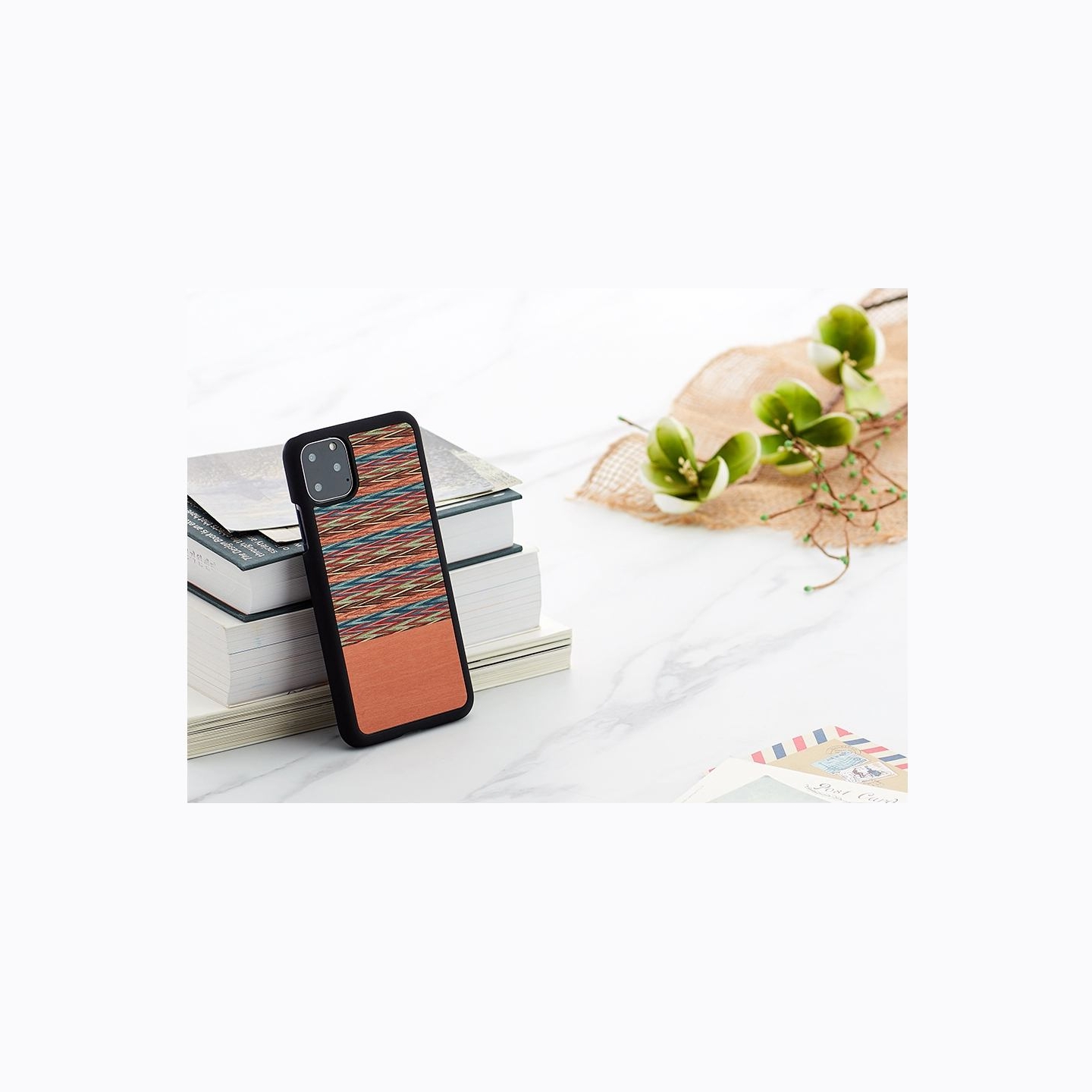 Man&Wood SmartPhone case iPhone 11 Pro Max browny check black