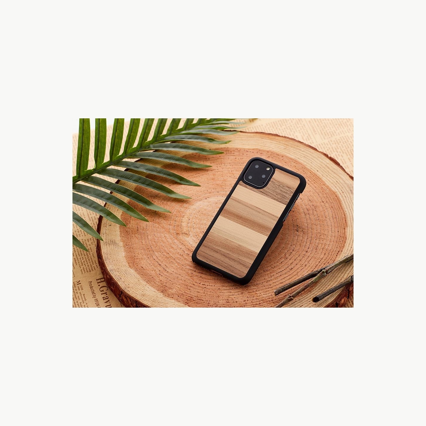 Man&Wood SmartPhone case iPhone 11 Pro Max sabbia black