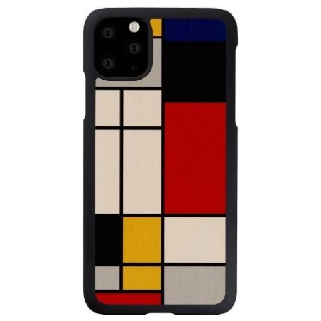 Man&Wood SmartPhone case iPhone 11 Pro Max mondrian wood black