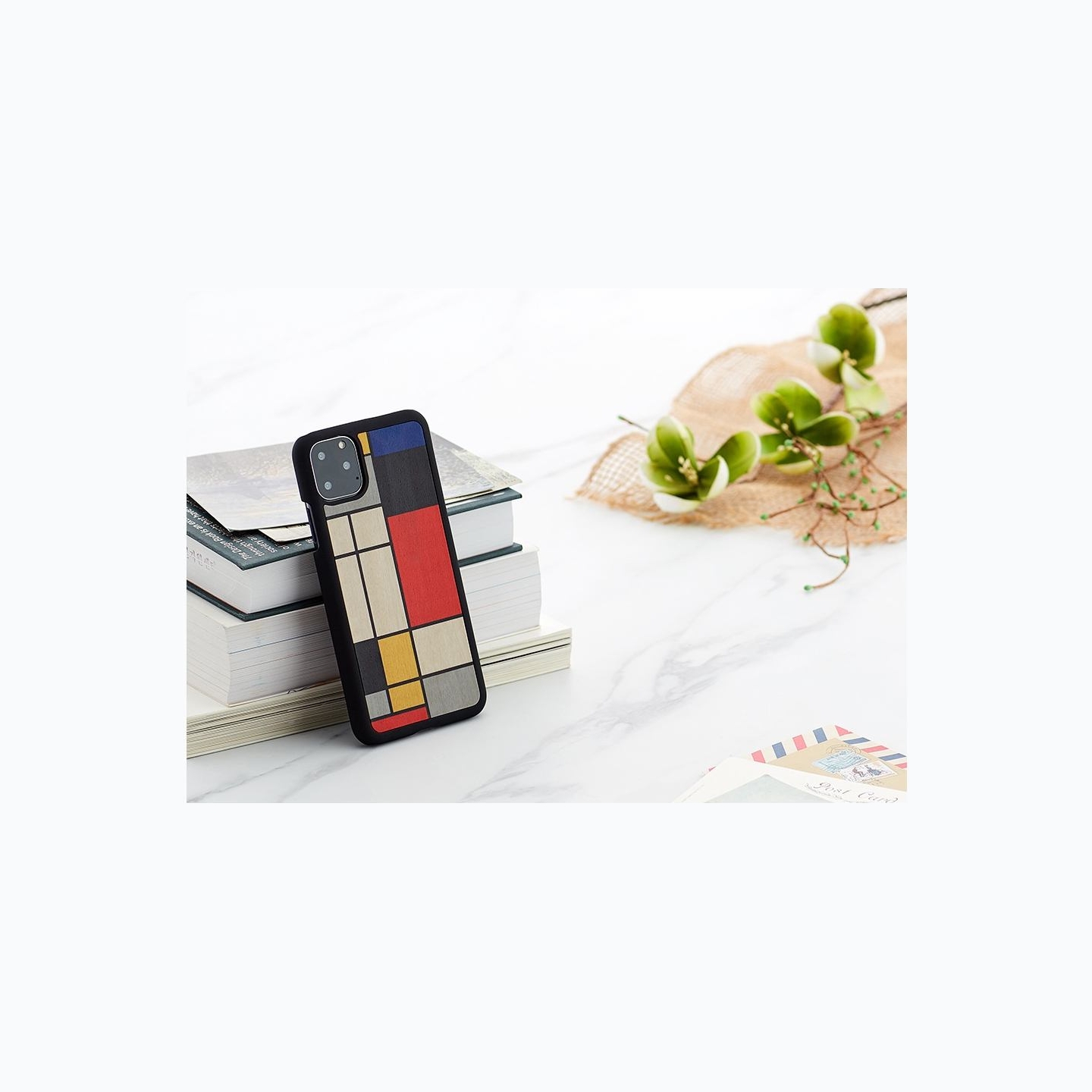 Man&Wood SmartPhone case iPhone 11 Pro Max mondrian wood black
