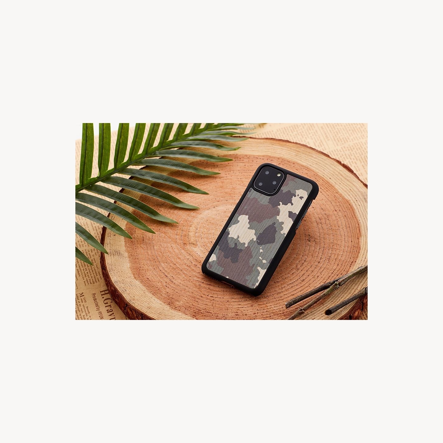 Man&Wood SmartPhone case iPhone 11 Pro Max camouflage black
