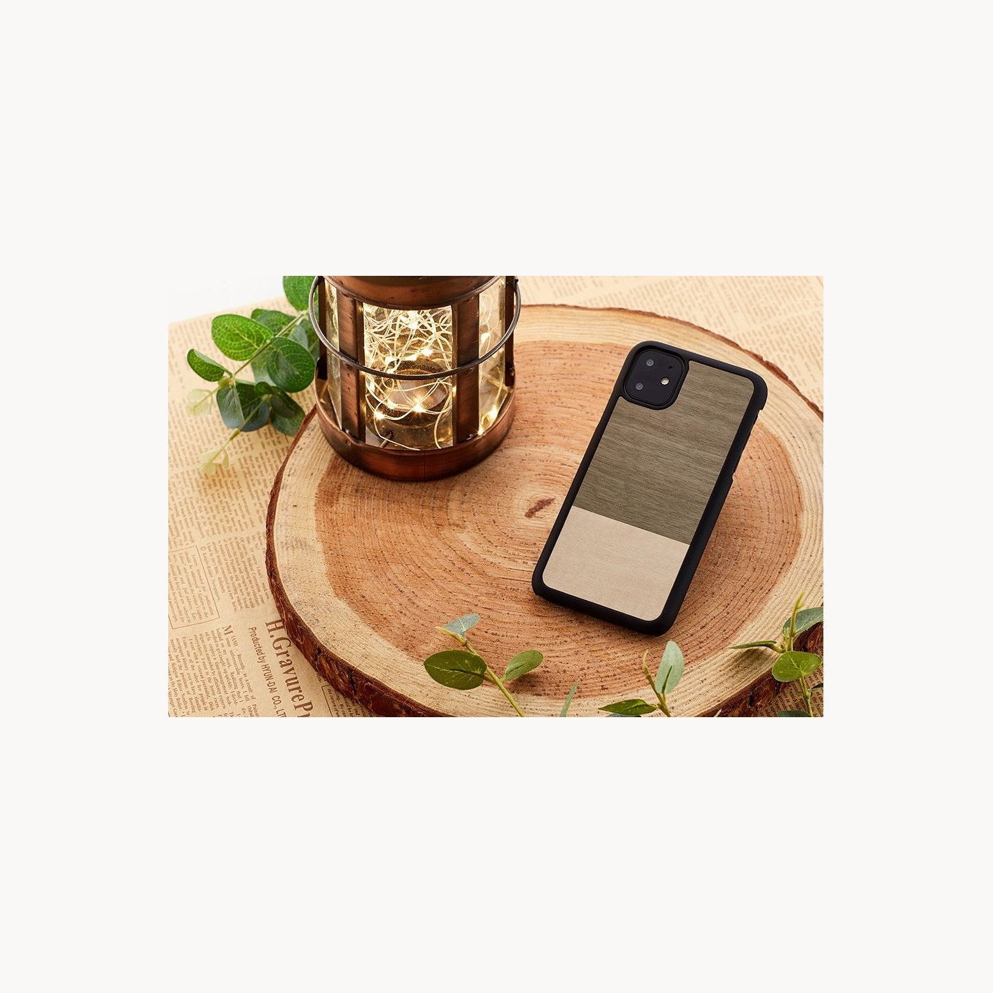 Man&Wood SmartPhone case iPhone 11 einstein black