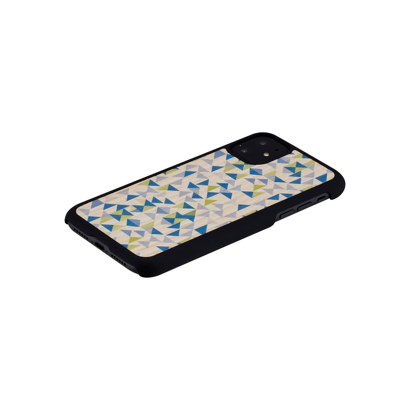Man&Wood SmartPhone case iPhone 11 blue triangle black