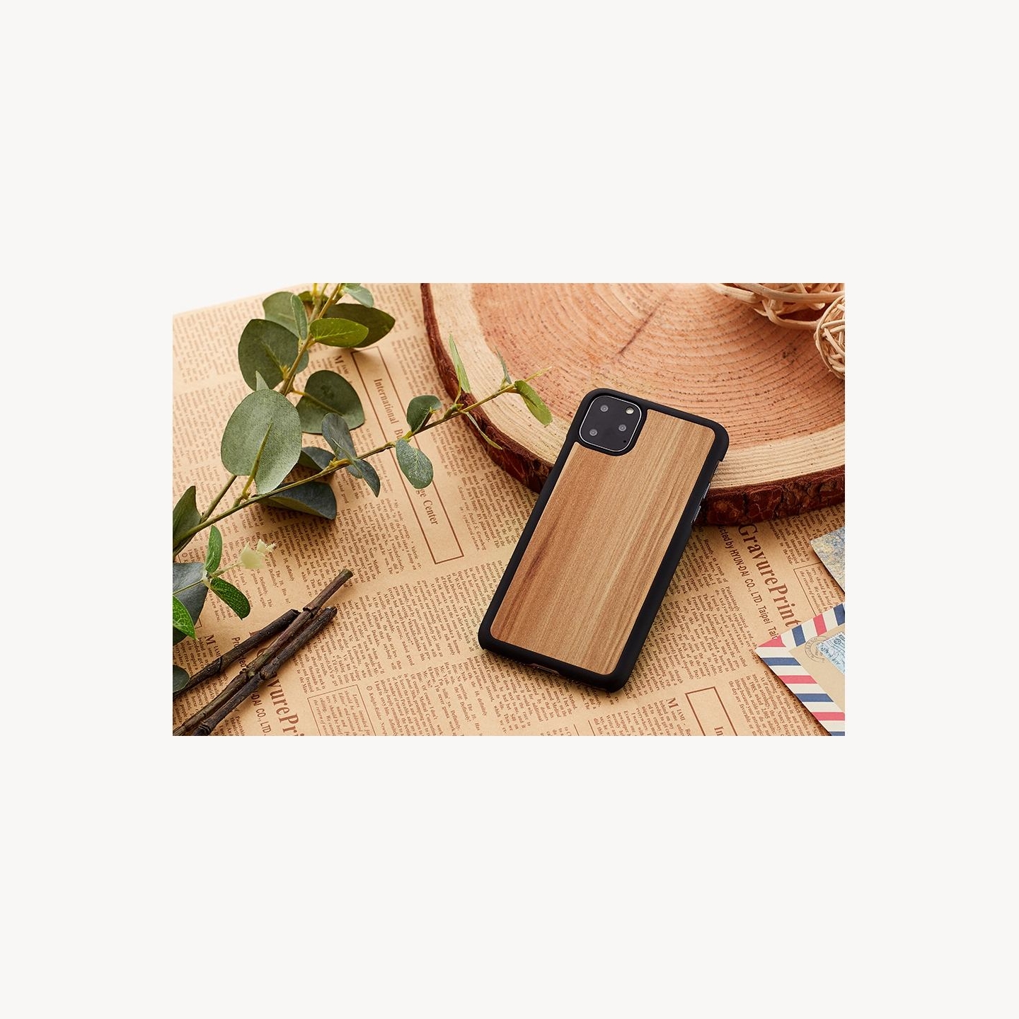 Man&Wood SmartPhone case iPhone 11 Pro cappuccino black
