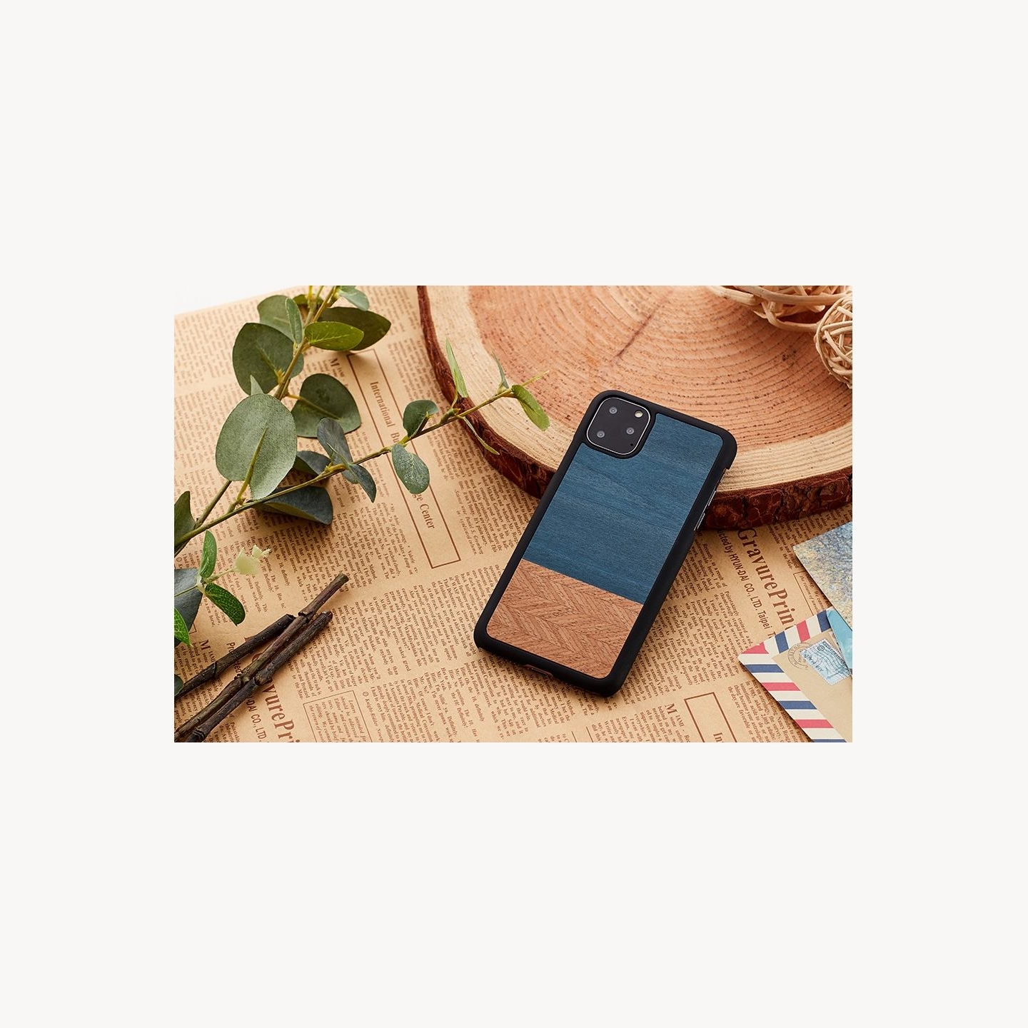Man&Wood SmartPhone case iPhone 11 Pro denim black
