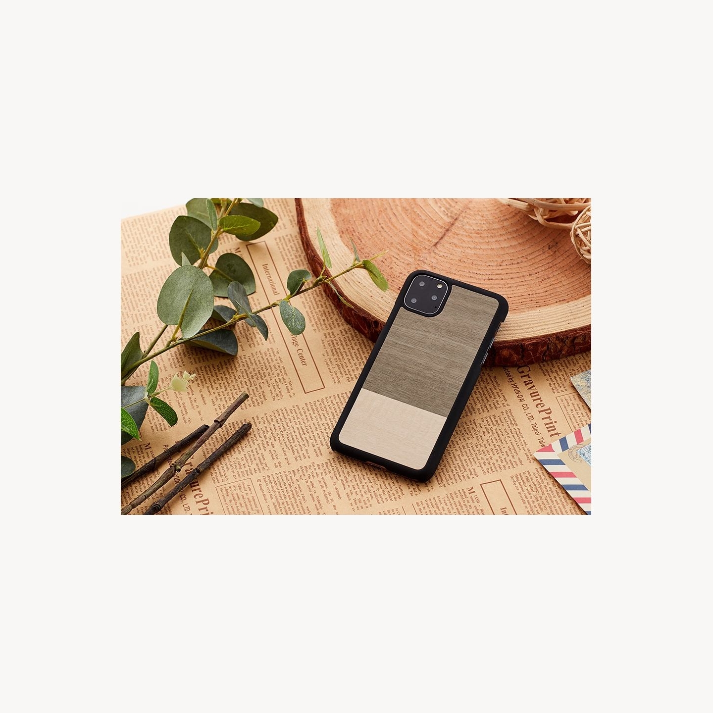Man&Wood SmartPhone case iPhone 11 Pro einstein black