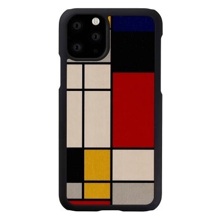 Man&Wood SmartPhone case iPhone 11 Pro mondrian wood black