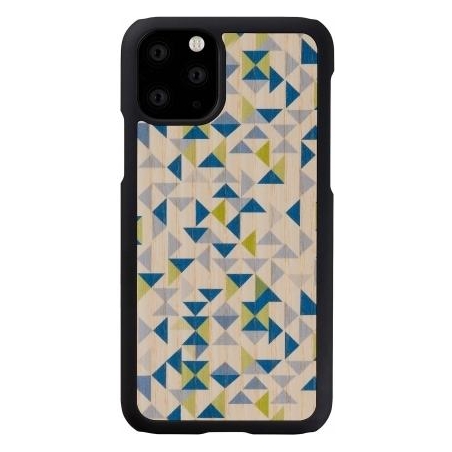 Man&Wood SmartPhone case iPhone 11 Pro blue triangle black