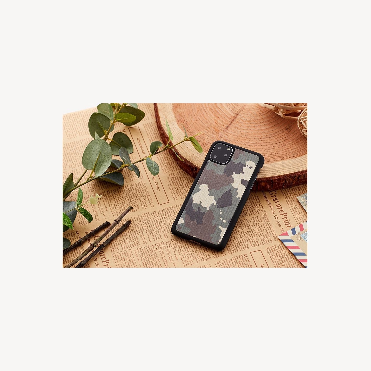 Man&Wood SmartPhone case iPhone 11 Pro camouflage black