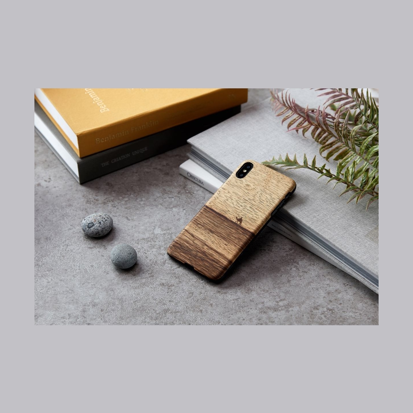 Man&Wood SmartPhone case iPhone XS Max terra black