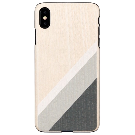 Man&Wood SmartPhone case iPhone XS Max gray suit black