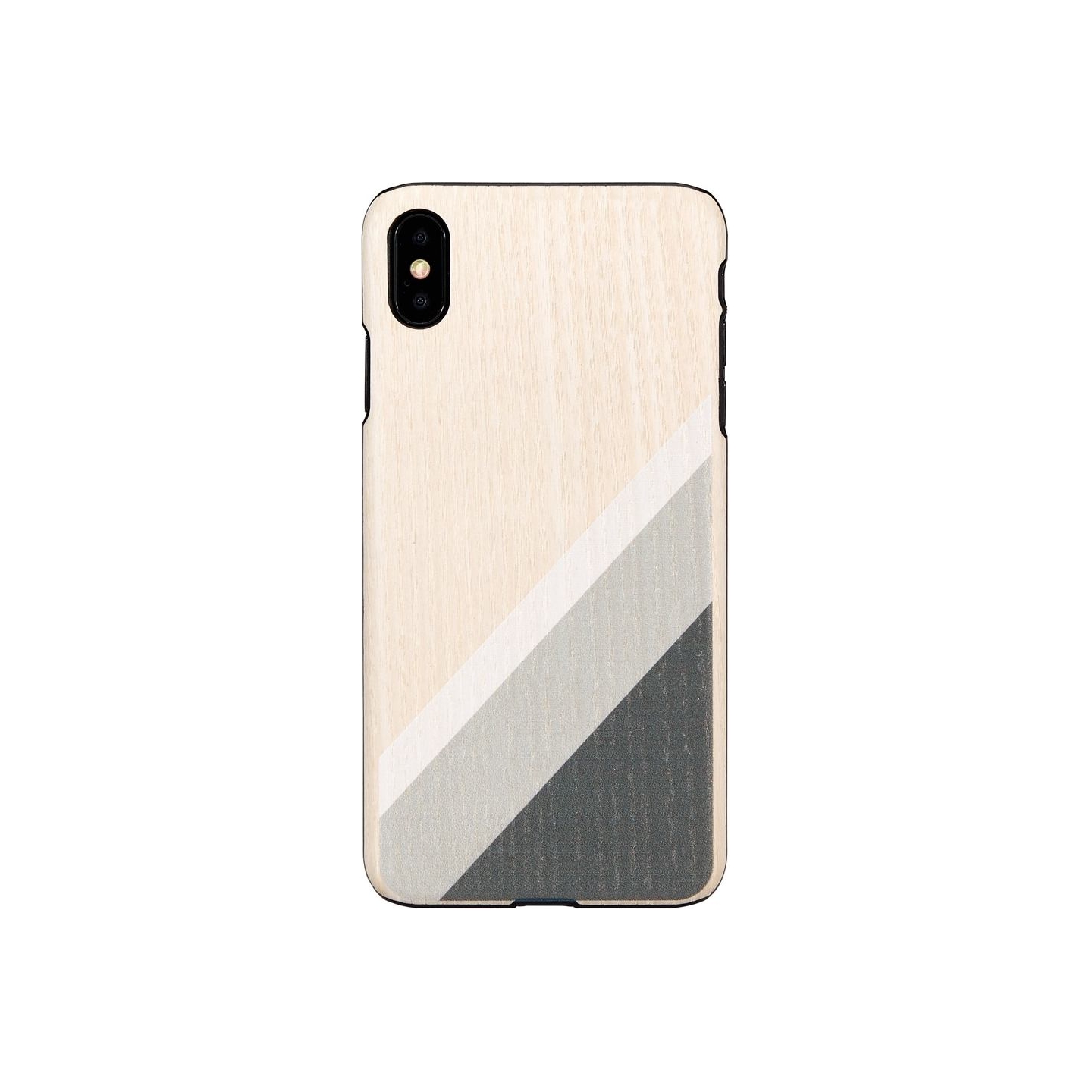 Man&Wood SmartPhone case iPhone XS Max gray suit black