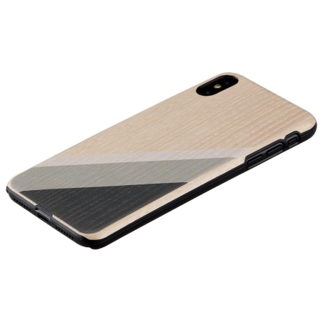 Man&Wood SmartPhone case iPhone XS Max gray suit black