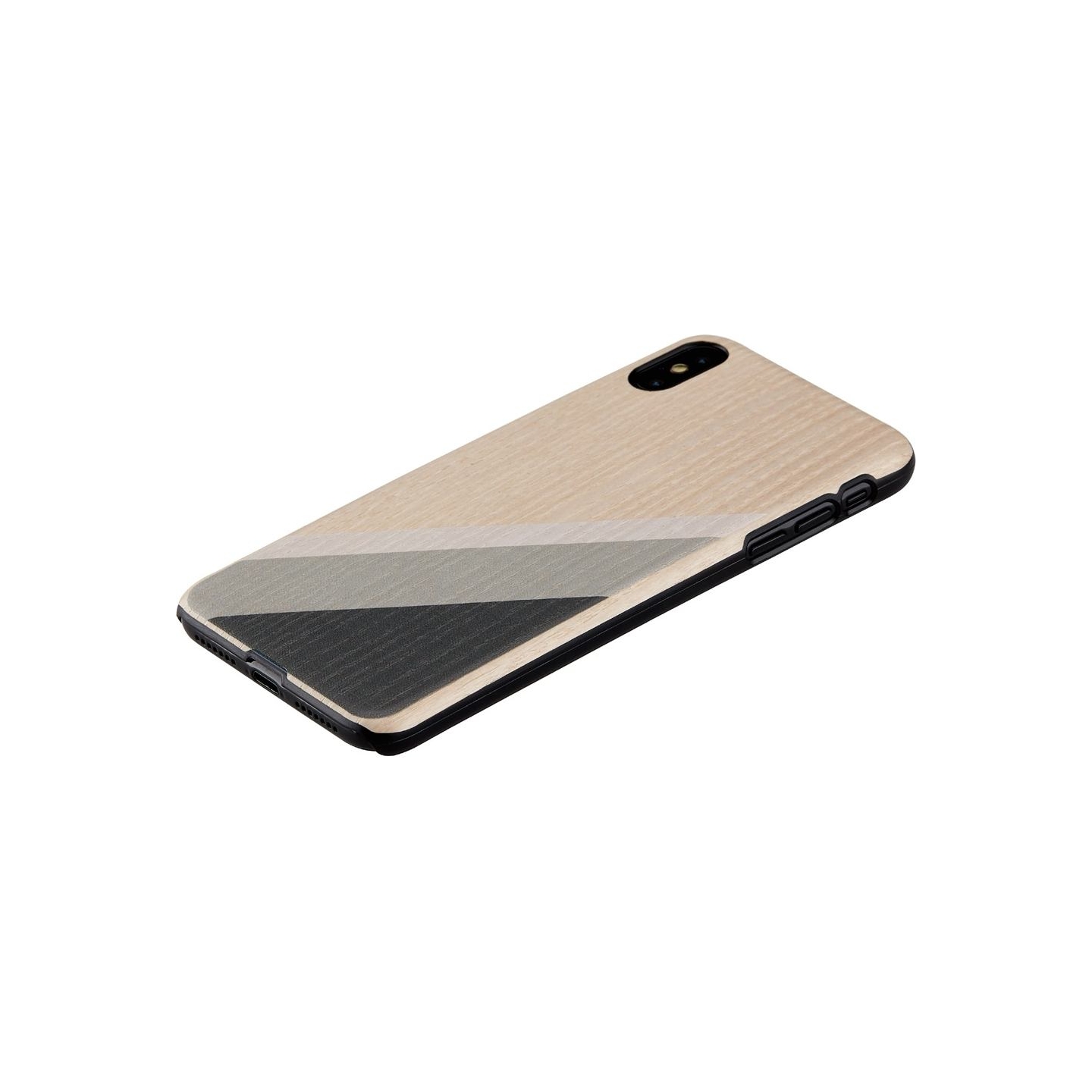 Man&Wood SmartPhone case iPhone XS Max gray suit black