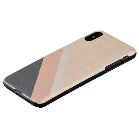 Man&Wood SmartPhone case iPhone XS Max pink suit black