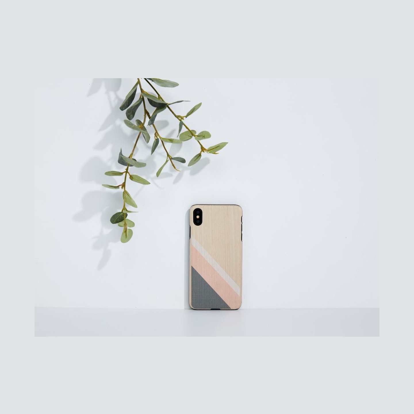 Man&Wood SmartPhone case iPhone XS Max pink suit black