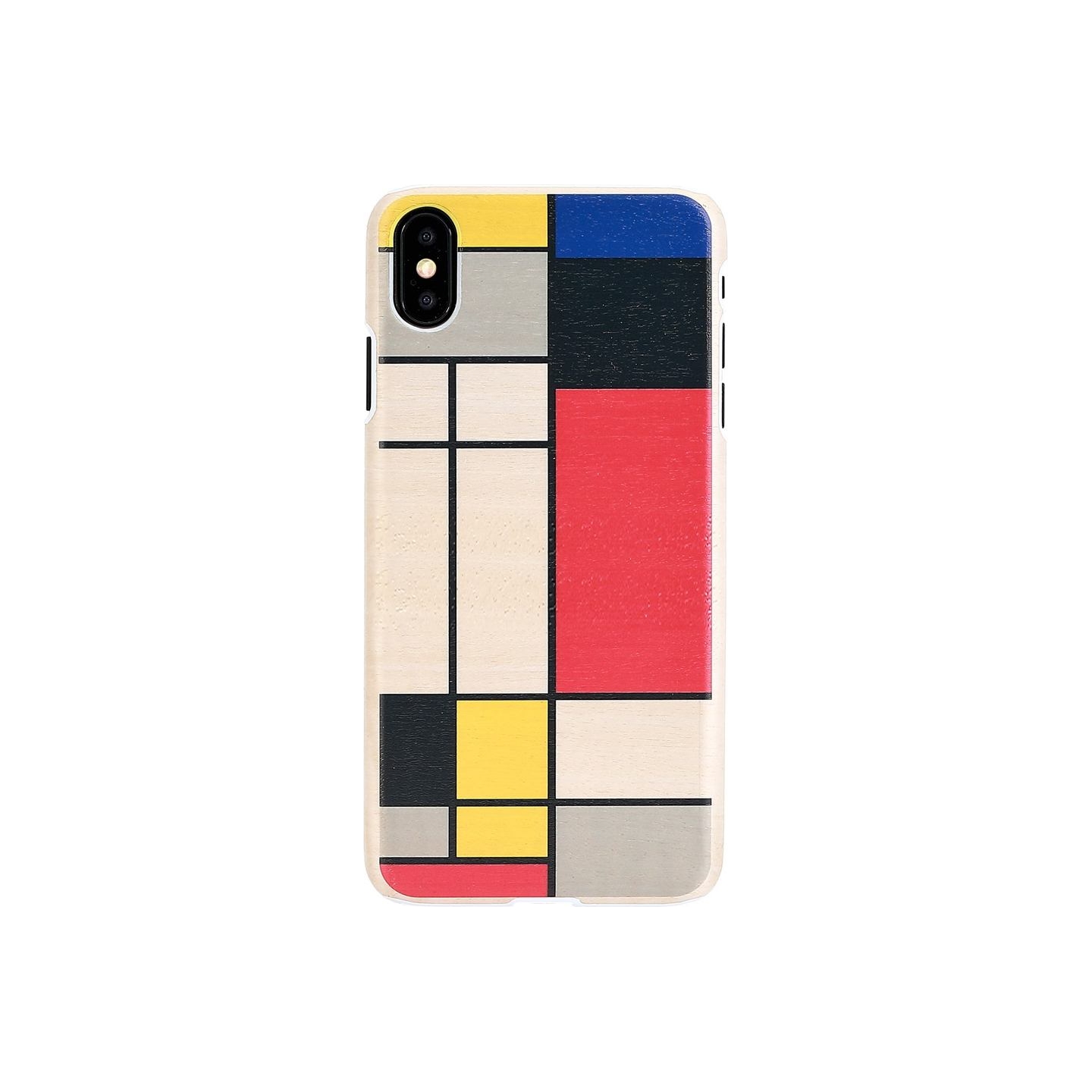 Man&Wood SmartPhone case iPhone XS Max modrian wood white