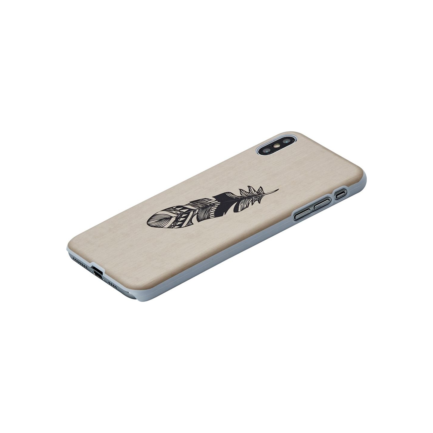 Man&Wood SmartPhone case iPhone XS Max indian white