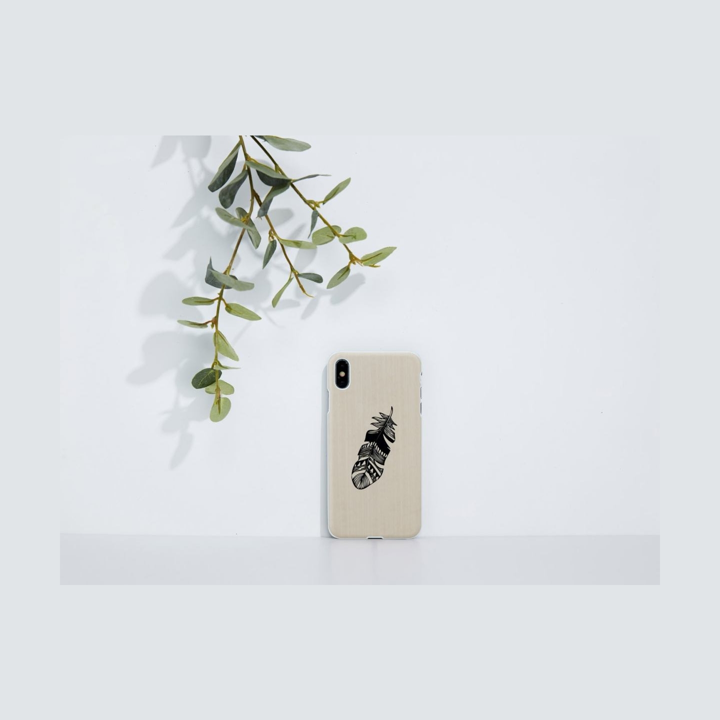 Man&Wood SmartPhone case iPhone XS Max indian white