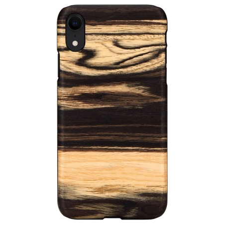 Man&Wood SmartPhone case iPhone XR white ebony black