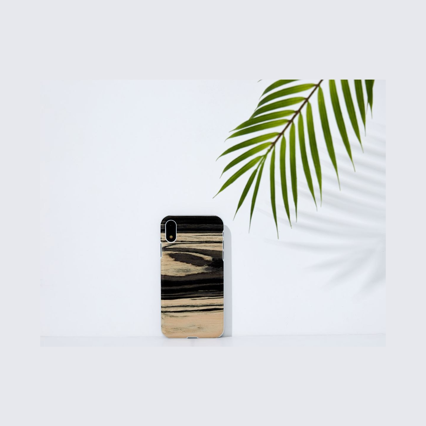Man&Wood SmartPhone case iPhone XR white ebony white