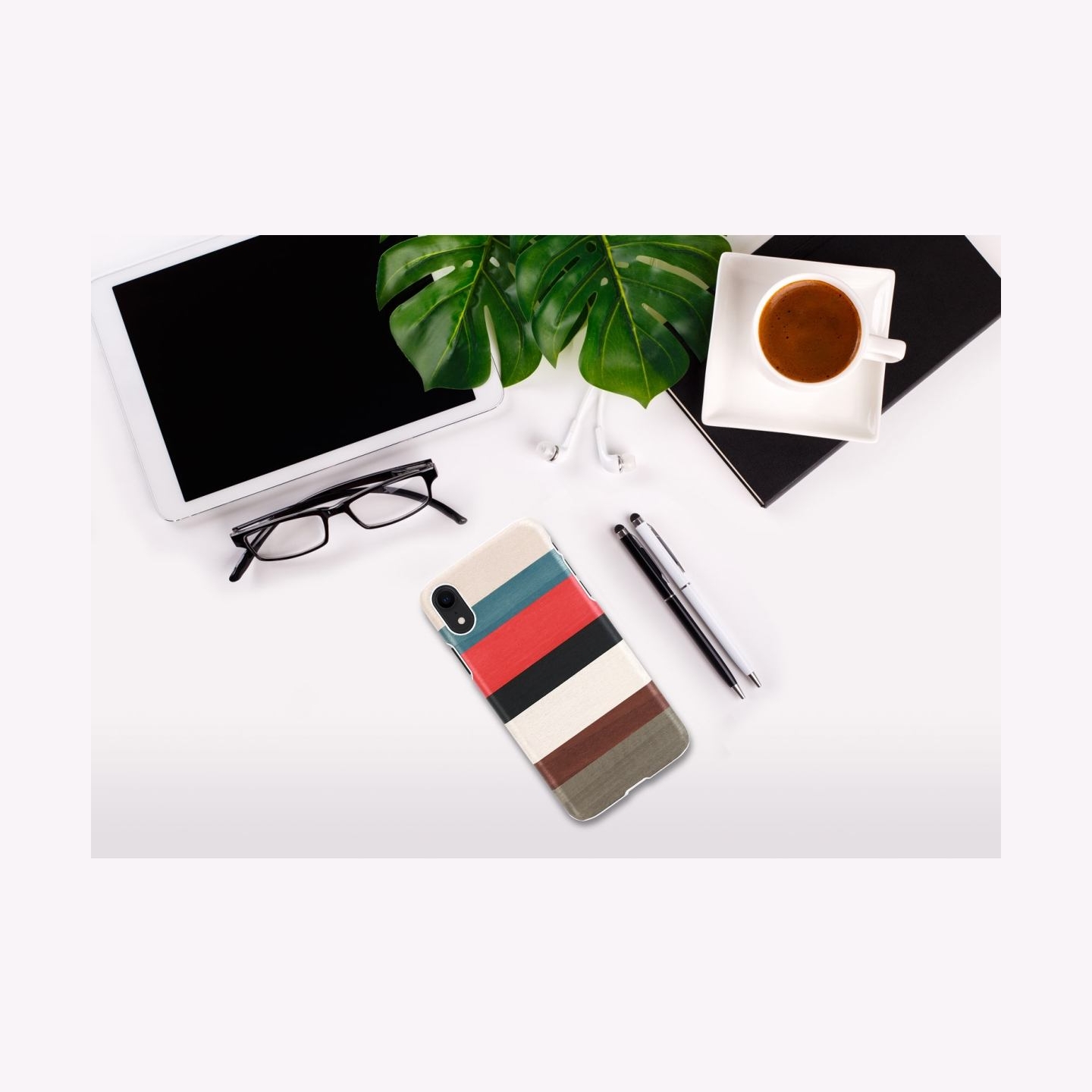 Man&Wood SmartPhone case iPhone XR corallina white