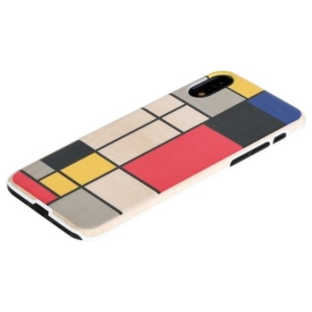 Man&Wood SmartPhone case iPhone XR mondrian wood white