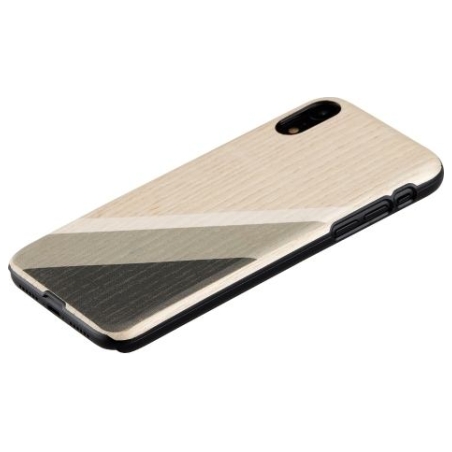 Man&Wood SmartPhone case iPhone XR gray suit black