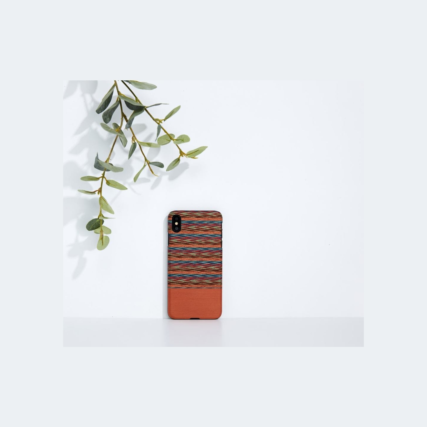 Man&Wood SmartPhone case iPhone XS Max browny check black