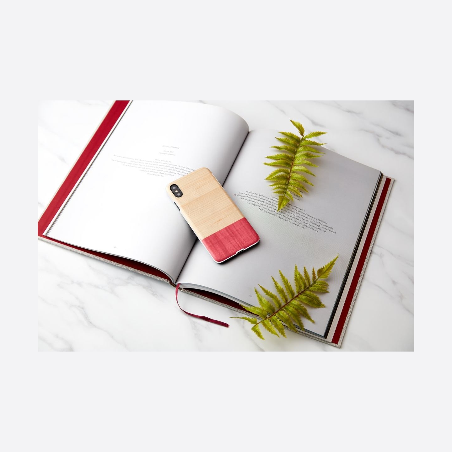 Man&Wood SmartPhone case iPhone XS Max miss match white