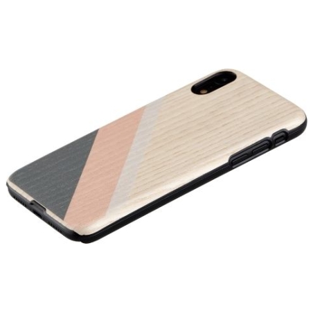 Man&Wood SmartPhone case iPhone XR pink suit black