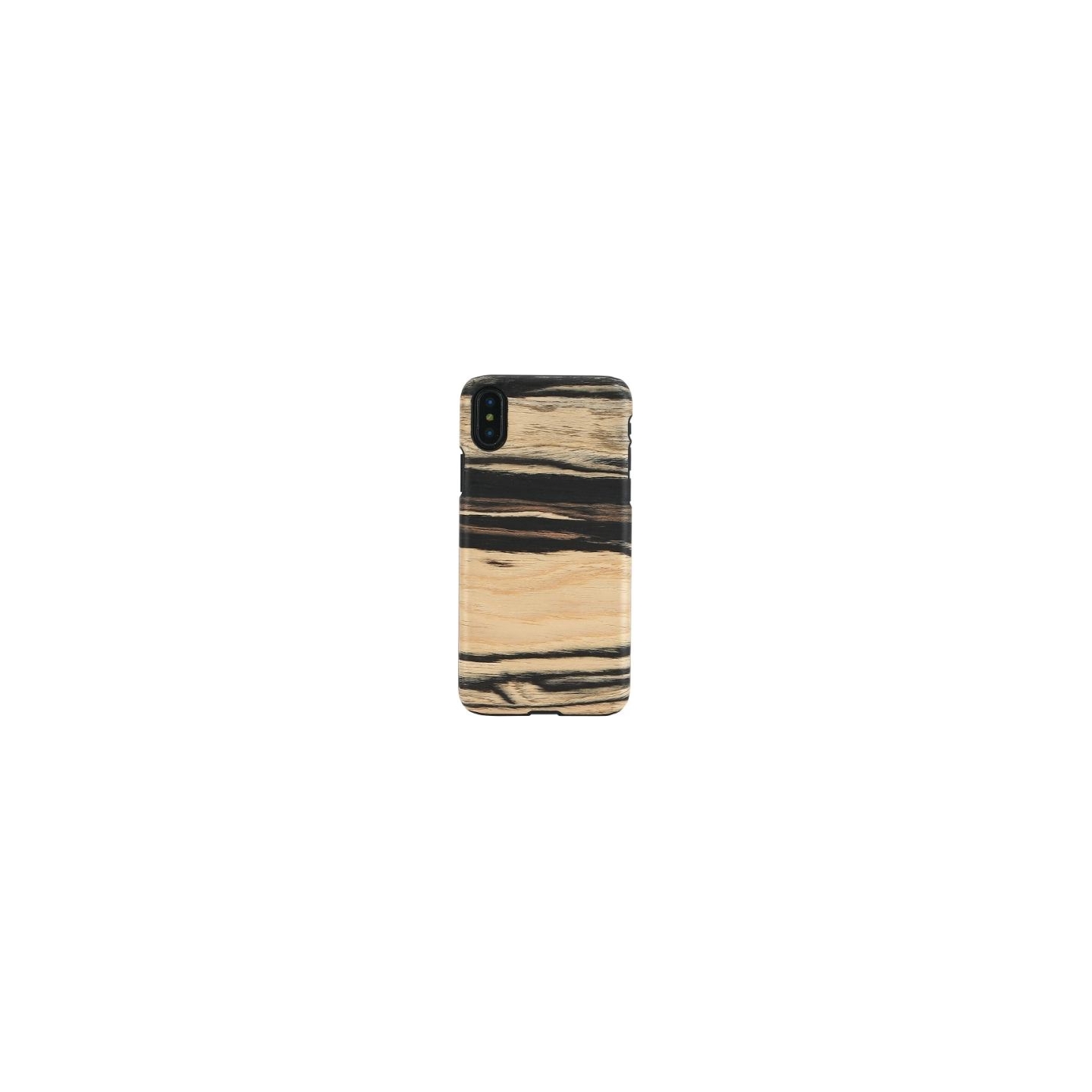 Man&Wood SmartPhone case iPhone X/XS white ebony black