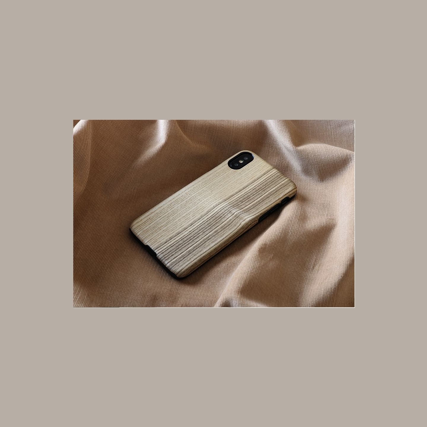 Man&Wood SmartPhone case iPhone X/XS vintage olive black