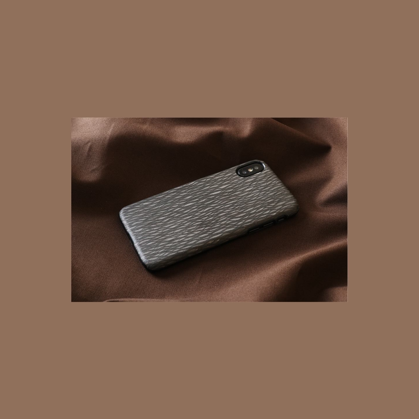 Man&Wood SmartPhone case iPhone X/XS carbalho black