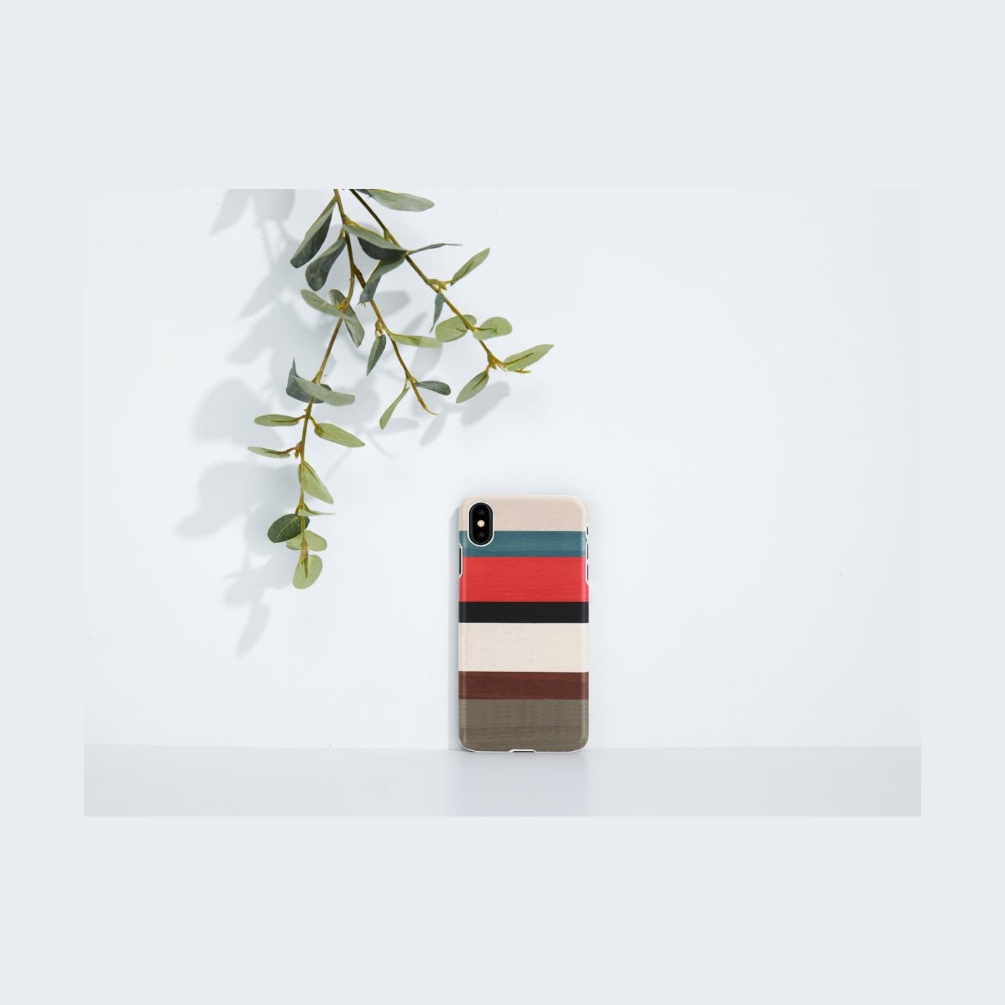 Man&Wood SmartPhone case iPhone X/XS corallina white
