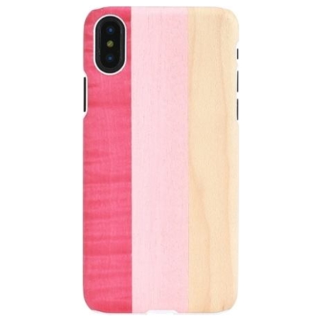Man&Wood SmartPhone case iPhone X/XS pink pie white