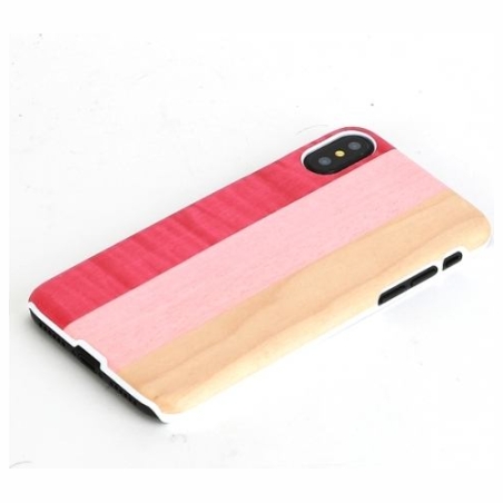 Man&Wood SmartPhone case iPhone X/XS pink pie white