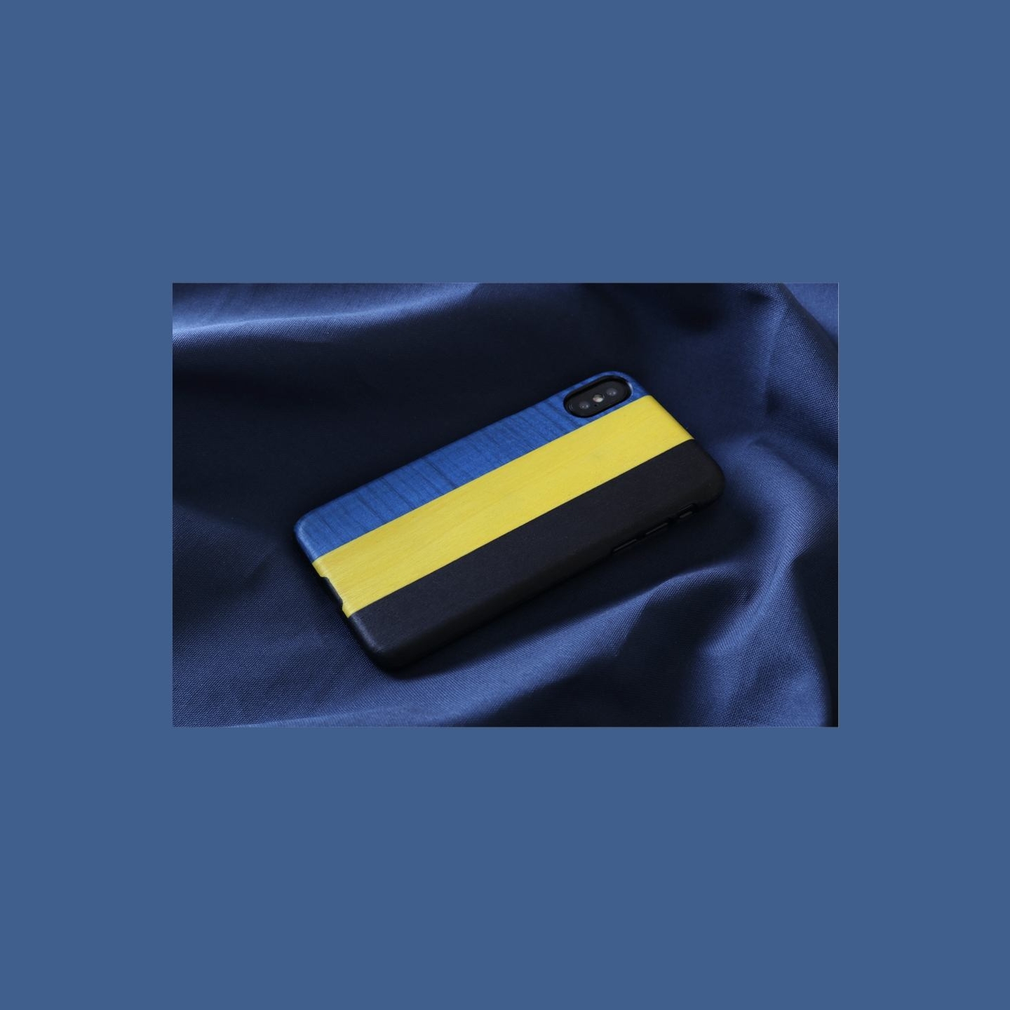 Man&Wood SmartPhone case iPhone X/XS dandy blue black
