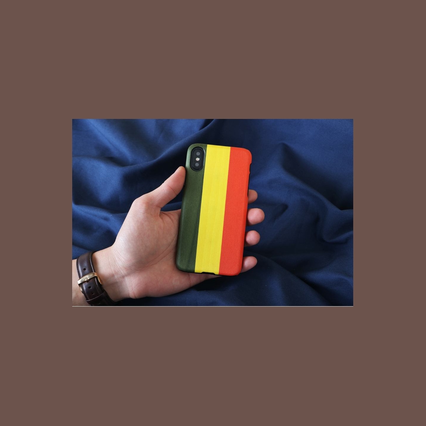 Man&Wood SmartPhone case iPhone X/XS reggae black