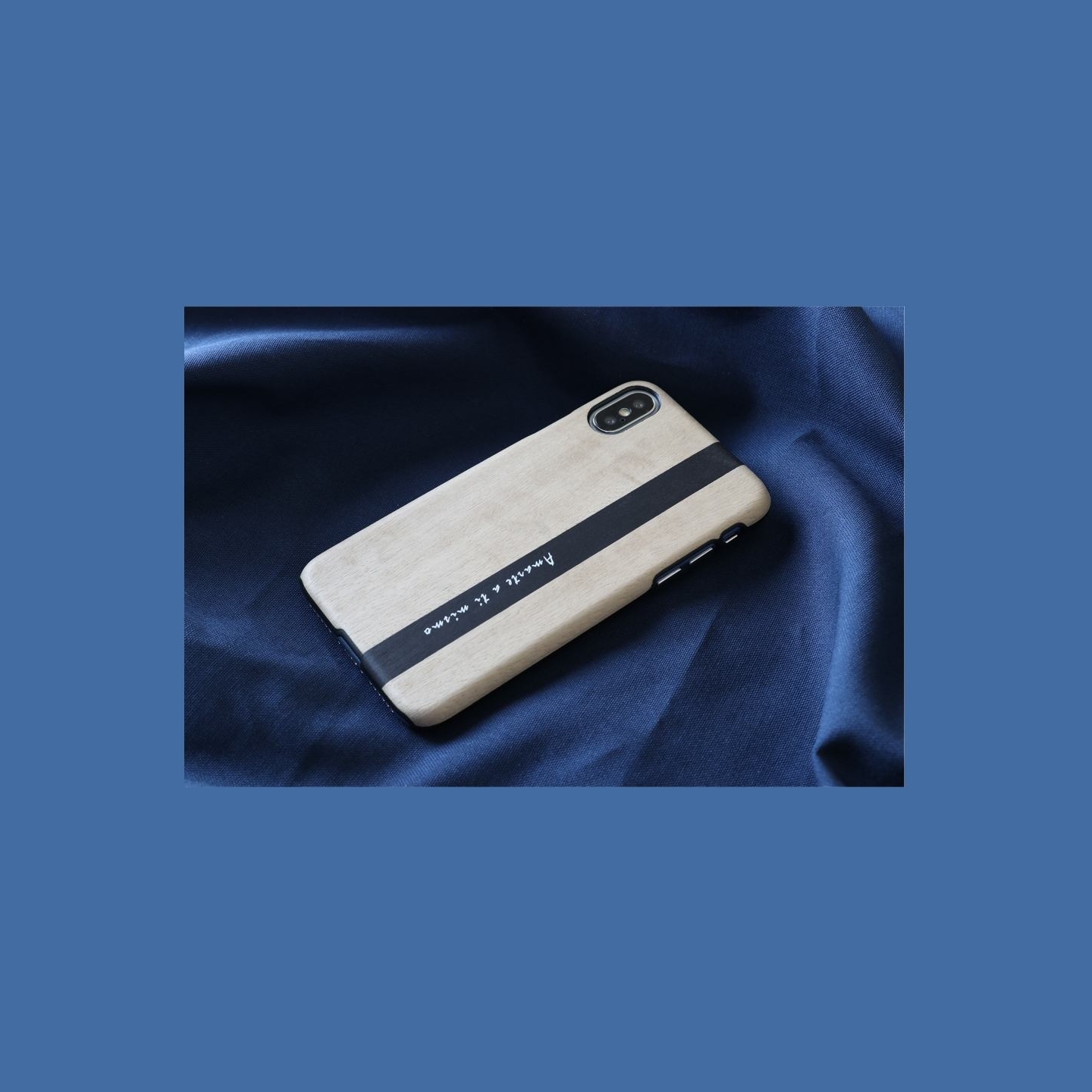 Man&Wood SmartPhone case iPhone X/XS diario black