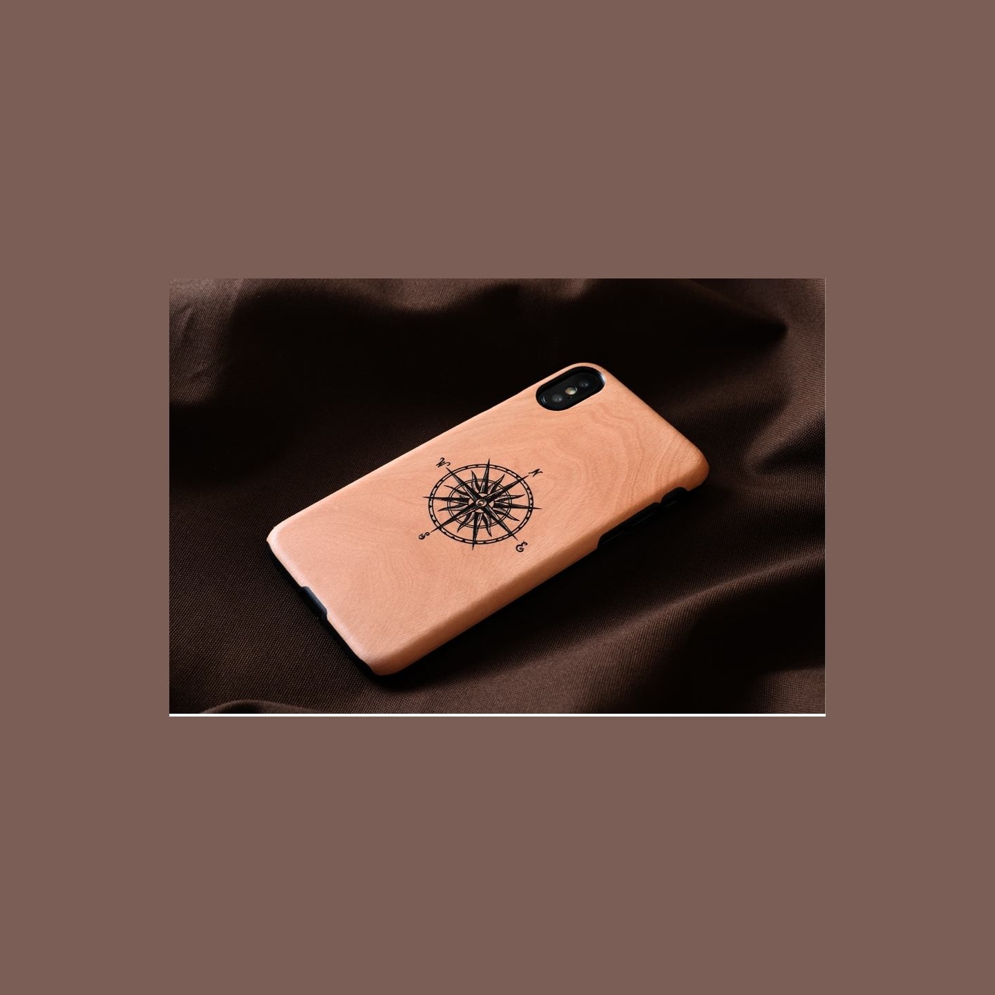 Man&Wood SmartPhone case iPhone X/XS compass black